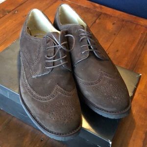 Brand new brooks brothers suede shoes